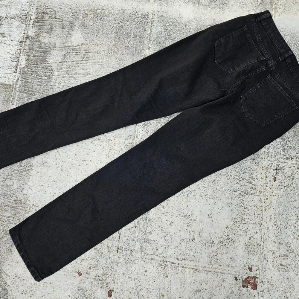 Lee Women Jeans Black Denim Cotton Blend Pant Size 10 TALL 34L - Picture 4 of 11